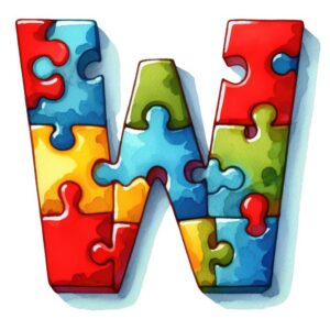 Heat transfers Iron on stickers  Puzzle letter 33 for Tshirts Iron on Decal Patches Stickers Clothes Hat Pillows DIY Crafts