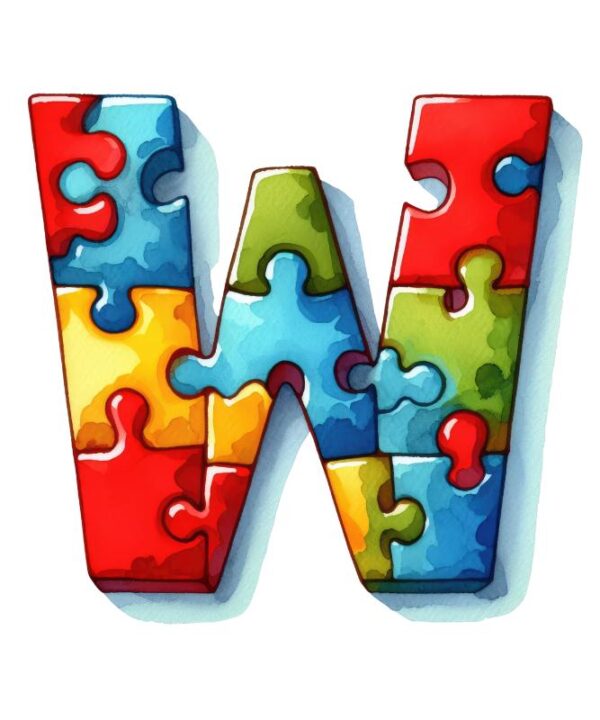 Heat transfers Iron on stickers  Puzzle letter 33 for Tshirts Iron on Decal Patches Stickers Clothes Hat Pillows DIY Crafts