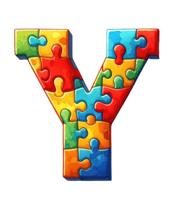 Heat transfers Iron on stickers  Puzzle letter 35 for Tshirts Iron on Decal Patches Stickers Clothes Hat Pillows DIY Crafts