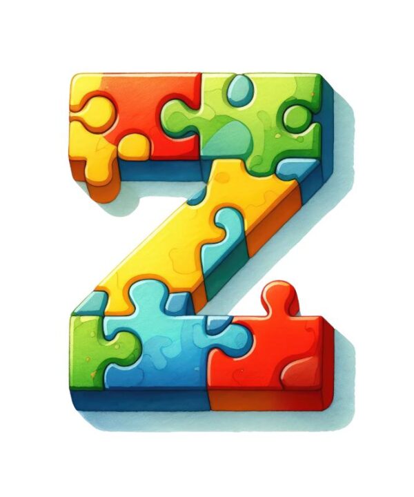 Heat transfers Iron on stickers  Puzzle letter 36 for Tshirts Iron on Decal Patches Stickers Clothes Hat Pillows DIY Crafts