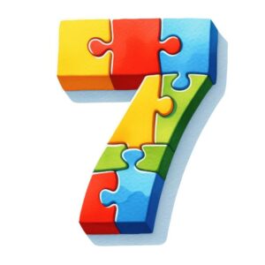 Heat transfers Iron on stickers  Puzzle letter 8 for Tshirts Iron on Decal Patches Stickers Clothes Hat Pillows DIY Crafts