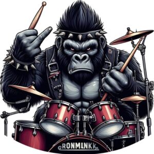 Heat transfers Iron on stickers  Rock Animals 4 for Tshirts Iron on Decal Patches Stickers Clothes Hat Pillows DIY Crafts