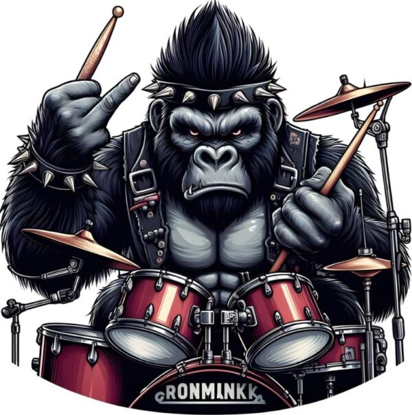 Heat transfers Iron on stickers  Rock Animals 4 for Tshirts Iron on Decal Patches Stickers Clothes Hat Pillows DIY Crafts