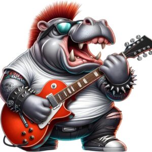 Heat transfers Iron on stickers  Rock Animals 8 for Tshirts Iron on Decal Patches Stickers Clothes Hat Pillows DIY Crafts