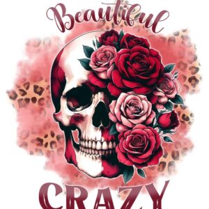 Heat transfers Iron on stickers  Skull Skeleton 10 for Tshirts Iron on Decal Patches Stickers Clothes Hat Pillows DIY Crafts