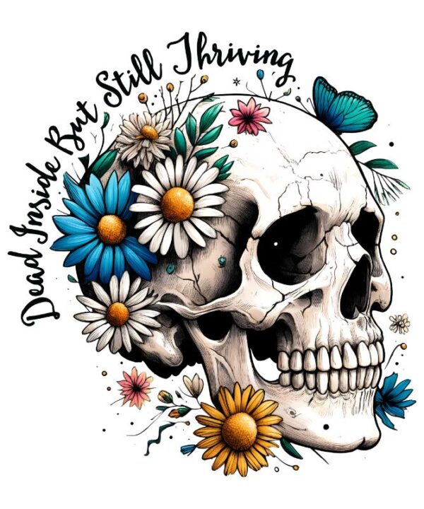 Heat transfers Iron on stickers  Skull Skeleton 13 for Tshirts Iron on Decal Patches Stickers Clothes Hat Pillows DIY Crafts