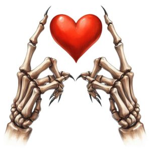 Heat transfers Iron on stickers  Skull Skeleton 28 for Tshirts Iron on Decal Patches Stickers Clothes Hat Pillows DIY Crafts