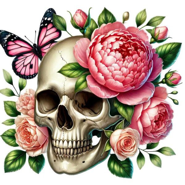 Heat transfers Iron on stickers  Skull Skeleton 47 for Tshirts Iron on Decal Patches Stickers Clothes Hat Pillows DIY Crafts