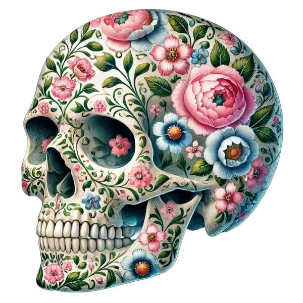 Heat transfers Iron on stickers  Skull Skeleton 52 for Tshirts Iron on Decal Patches Stickers Clothes Hat Pillows DIY Crafts