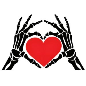 Heat transfers Iron on stickers  Skull Skeleton 85 for Tshirts Iron on Decal Patches Stickers Clothes Hat Pillows DIY Crafts