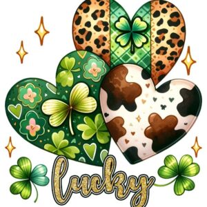 Heat transfers Iron on stickers  St Patricks Day 13 for Tshirts Iron on Decal Patches Stickers Clothes Hat Pillows DIY Crafts