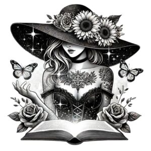 Heat transfers Iron on stickers  Tattoo girl 102 for Tshirts Iron on Decal Patches Stickers Clothes Hat Pillows DIY Crafts