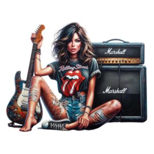 Heat transfers Iron on stickers  Tattoo girl 14 for Tshirts Iron on Decal Patches Stickers Clothes Hat Pillows DIY Crafts