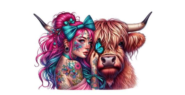 Heat transfers Iron on stickers  Tattoo girl 159 for Tshirts Iron on Decal Patches Stickers Clothes Hat Pillows DIY Crafts