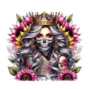 Heat transfers Iron on stickers  Tattoo girl 18 for Tshirts Iron on Decal Patches Stickers Clothes Hat Pillows DIY Crafts