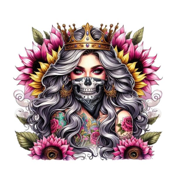 Heat transfers Iron on stickers  Tattoo girl 18 for Tshirts Iron on Decal Patches Stickers Clothes Hat Pillows DIY Crafts