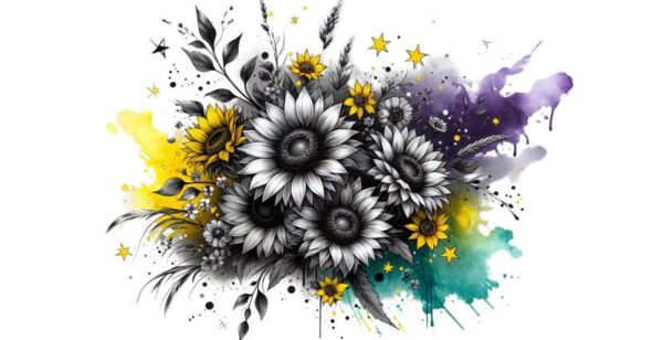 Heat transfers Iron on stickers  Tattoo girl 180 for Tshirts Iron on Decal Patches Stickers Clothes Hat Pillows DIY Crafts