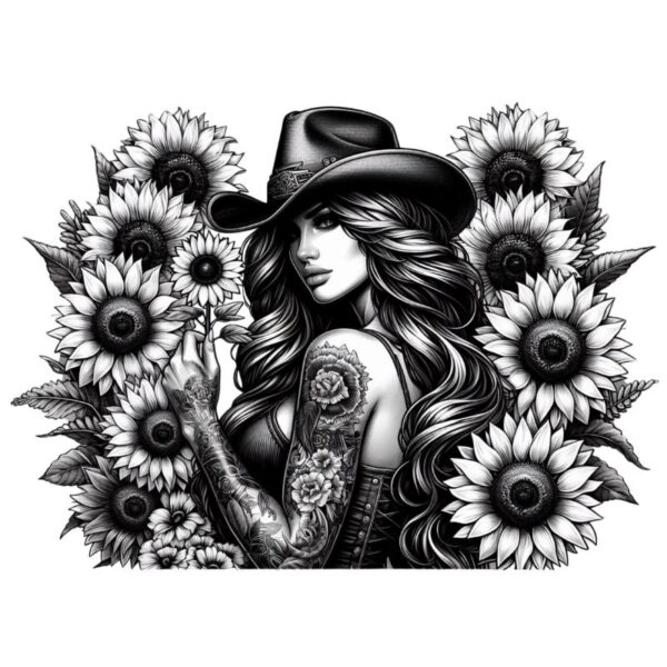 Heat transfers Iron on stickers  Tattoo girl 25 for Tshirts Iron on Decal Patches Stickers Clothes Hat Pillows DIY Crafts