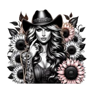 Heat transfers Iron on stickers  Tattoo girl 27 for Tshirts Iron on Decal Patches Stickers Clothes Hat Pillows DIY Crafts