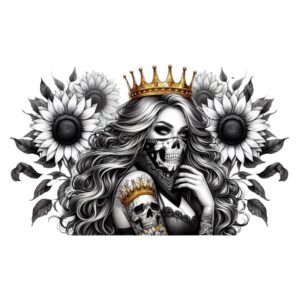 Heat transfers Iron on stickers  Tattoo girl 30 for Tshirts Iron on Decal Patches Stickers Clothes Hat Pillows DIY Crafts
