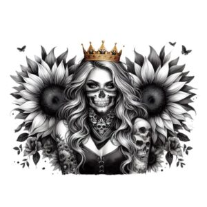 Heat transfers Iron on stickers  Tattoo girl 32 for Tshirts Iron on Decal Patches Stickers Clothes Hat Pillows DIY Crafts