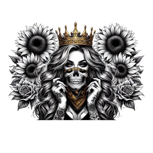 Heat transfers Iron on stickers  Tattoo girl 33 for Tshirts Iron on Decal Patches Stickers Clothes Hat Pillows DIY Crafts