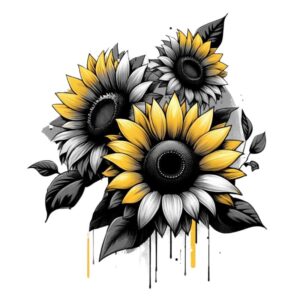 Heat transfers Iron on stickers  Tattoo girl 51 for Tshirts Iron on Decal Patches Stickers Clothes Hat Pillows DIY Crafts
