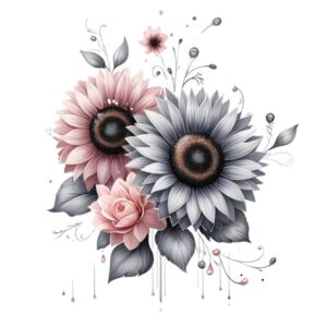 Heat transfers Iron on stickers  Tattoo girl 63 for Tshirts Iron on Decal Patches Stickers Clothes Hat Pillows DIY Crafts