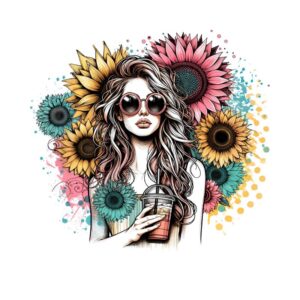 Heat transfers Iron on stickers  Tattoo girl 66 for Tshirts Iron on Decal Patches Stickers Clothes Hat Pillows DIY Crafts