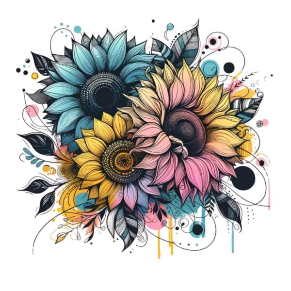 Heat transfers Iron on stickers  Tattoo girl 67 for Tshirts Iron on Decal Patches Stickers Clothes Hat Pillows DIY Crafts