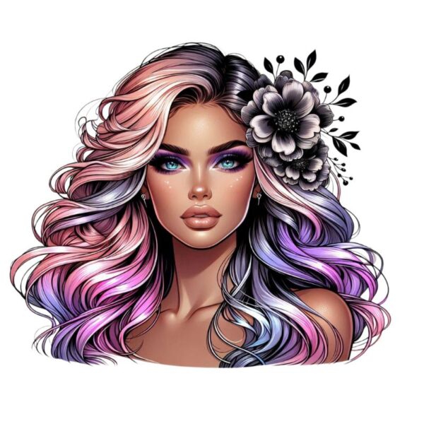 Heat transfers Iron on stickers  Tattoo girl 92 for Tshirts Iron on Decal Patches Stickers Clothes Hat Pillows DIY Crafts
