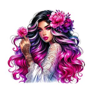 Heat transfers Iron on stickers  Tattoo girl 96 for Tshirts Iron on Decal Patches Stickers Clothes Hat Pillows DIY Crafts