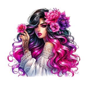 Heat transfers Iron on stickers  Tattoo girl 97 for Tshirts Iron on Decal Patches Stickers Clothes Hat Pillows DIY Crafts