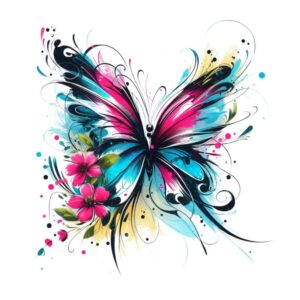 Heat transfers Iron on stickers  Tattoo girl 99 for Tshirts Iron on Decal Patches Stickers Clothes Hat Pillows DIY Crafts