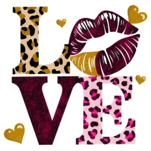 Heat transfers Iron on stickers  Valentine`s Day Valentine lover 101 for Tshirts Iron on Decal Patches Stickers Clothes Hat Pillows DIY Crafts