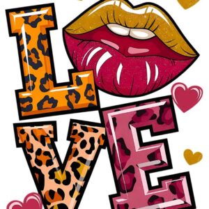 Heat transfers Iron on stickers  Valentine`s Day Valentine lover 128 for Tshirts Iron on Decal Patches Stickers Clothes Hat Pillows DIY Crafts