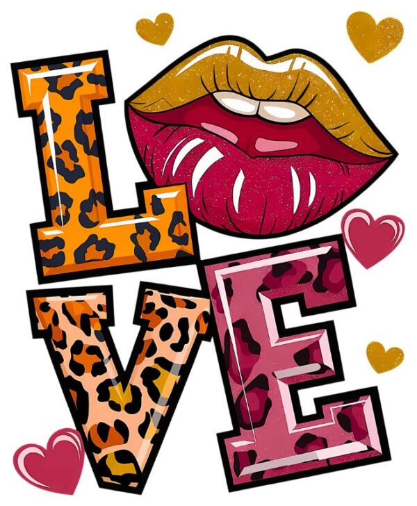 Heat transfers Iron on stickers  Valentine`s Day Valentine lover 128 for Tshirts Iron on Decal Patches Stickers Clothes Hat Pillows DIY Crafts