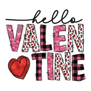 Heat transfers Iron on stickers  Valentine`s Day Valentine lover 131 for Tshirts Iron on Decal Patches Stickers Clothes Hat Pillows DIY Crafts