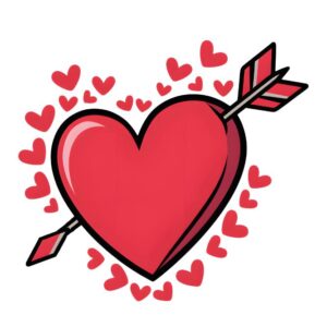Heat transfers Iron on stickers  Valentine`s Day Valentine lover 185 for Tshirts Iron on Decal Patches Stickers Clothes Hat Pillows DIY Crafts