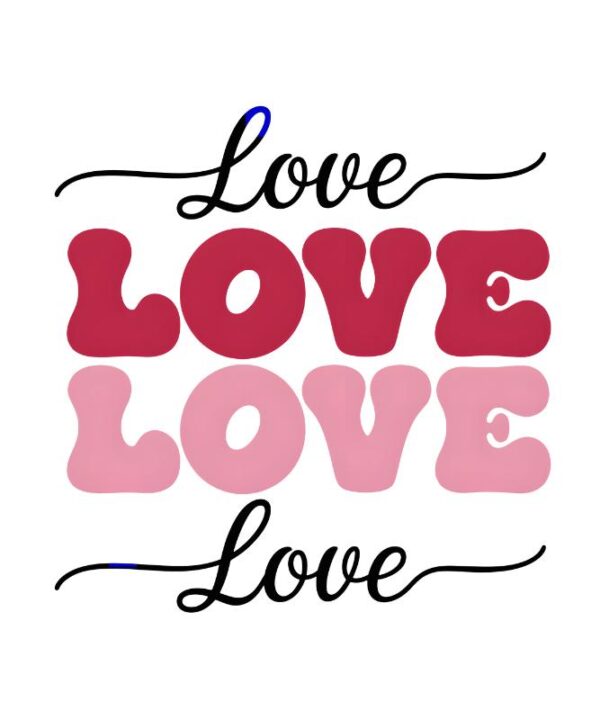 Heat transfers Iron on stickers  Valentine`s Day Valentine lover 227 for Tshirts Iron on Decal Patches Stickers Clothes Hat Pillows DIY Crafts