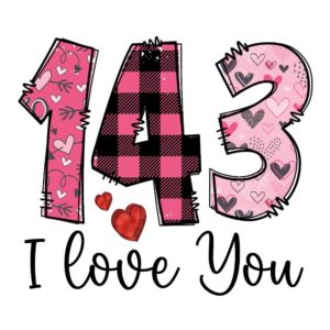 Heat transfers Iron on stickers  Valentine`s Day Valentine lover 234 for Tshirts Iron on Decal Patches Stickers Clothes Hat Pillows DIY Crafts
