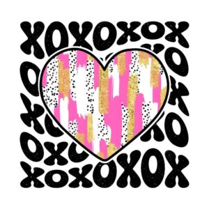 Heat transfers Iron on stickers  Valentine`s Day Valentine lover 252 for Tshirts Iron on Decal Patches Stickers Clothes Hat Pillows DIY Crafts