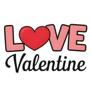 Heat transfers Iron on stickers  Valentine`s Day Valentine lover 258 for Tshirts Iron on Decal Patches Stickers Clothes Hat Pillows DIY Crafts
