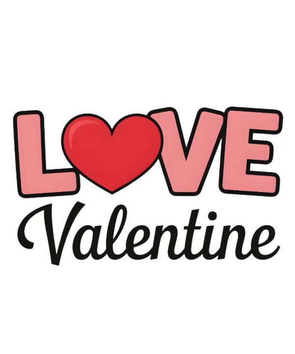 Heat transfers Iron on stickers  Valentine`s Day Valentine lover 258 for Tshirts Iron on Decal Patches Stickers Clothes Hat Pillows DIY Crafts