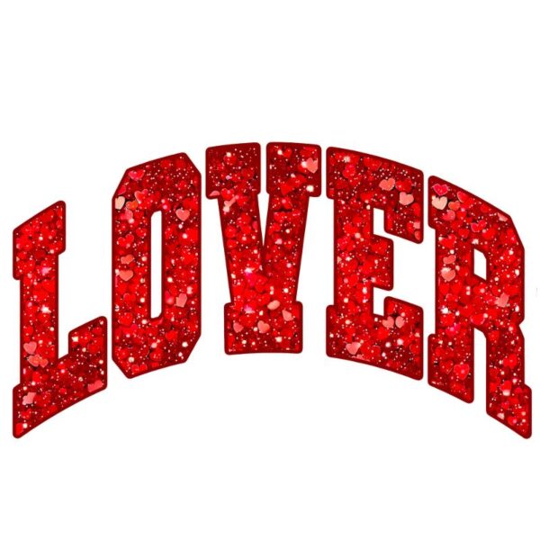 Heat transfers Iron on stickers  Valentine`s Day Valentine lover 272 for Tshirts Iron on Decal Patches Stickers Clothes Hat Pillows DIY Crafts