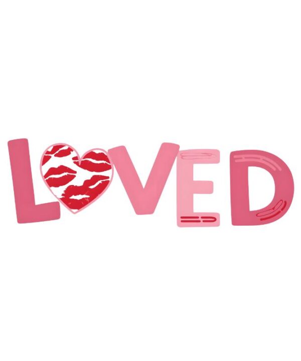 Heat transfers Iron on stickers  Valentine`s Day Valentine lover 281 for Tshirts Iron on Decal Patches Stickers Clothes Hat Pillows DIY Crafts