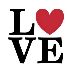 Heat transfers Iron on stickers  Valentine`s Day Valentine lover 288 for Tshirts Iron on Decal Patches Stickers Clothes Hat Pillows DIY Crafts
