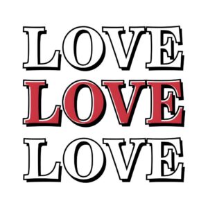 Heat transfers Iron on stickers  Valentine`s Day Valentine lover 293 for Tshirts Iron on Decal Patches Stickers Clothes Hat Pillows DIY Crafts