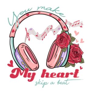 Heat transfers Iron on stickers  Valentine`s Day Valentine lover 297 for Tshirts Iron on Decal Patches Stickers Clothes Hat Pillows DIY Crafts