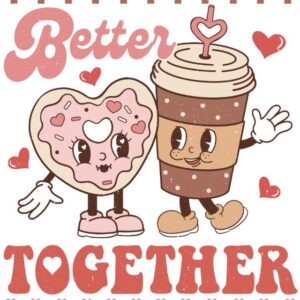 Heat transfers Iron on stickers  Valentine`s Day Valentine lover 302 for Tshirts Iron on Decal Patches Stickers Clothes Hat Pillows DIY Crafts